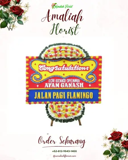 Sewa Papan Bunga Gedung Krakatau Steel Cilegon